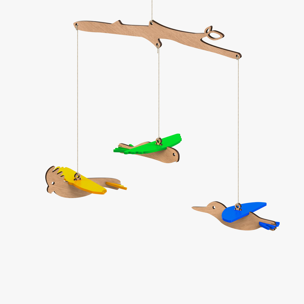 Autralian Bird Baby Mobile