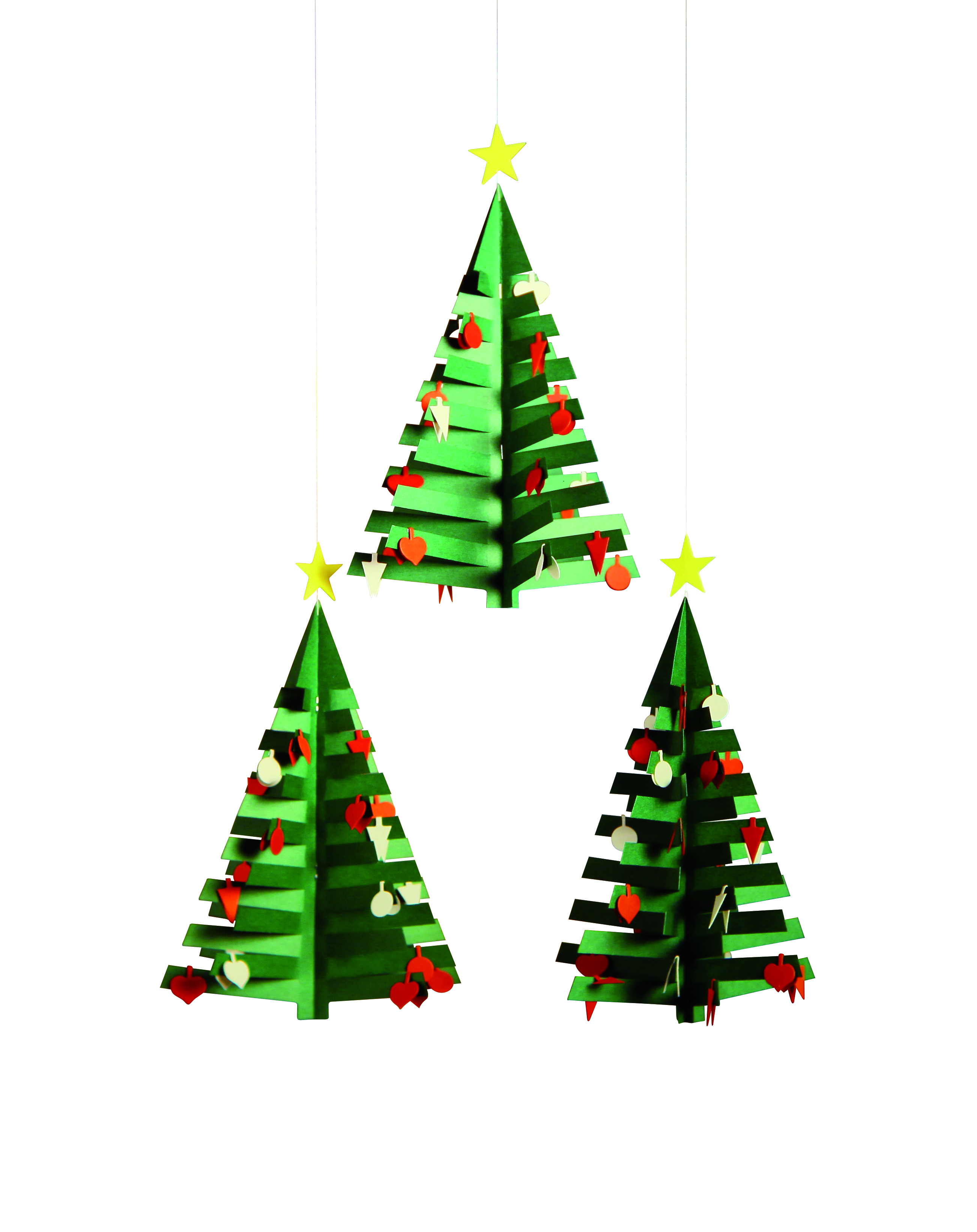 Advent Calendar Tree Three Mobiles