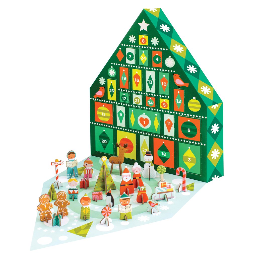 Pop-out and Play Tree Advent Calendar